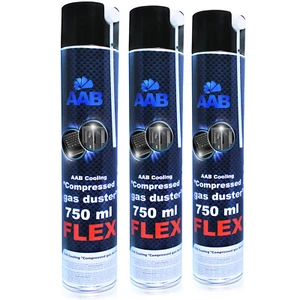 3 x AABCOOLING Compressed Gas Duster FLEX 750 ml NETTOYANT GAZ COMPRIMÉ AIR COMPRIMÉ SPRAY - Photo 1/11