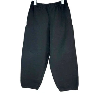 Hanes Boys Sweatpants Joggers Black Size XS Pull On Elastic Waist Cuff Pockets - Picture 1 of 7