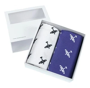 Vintage Aircraft Spitfire Handkerchief Gift Set (66-HR-20) - Picture 1 of 1