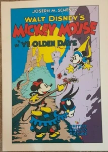 DISNEYS MICKEY MOUSE "YE OLDEN DAYS" LE Serigraph Poster by Circle Gallery - Picture 1 of 1