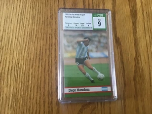 CSG 9 Mint 1993 Fax Pax World of Sport Soccer Diego Maradona Card #21 - Bild 1 von 3