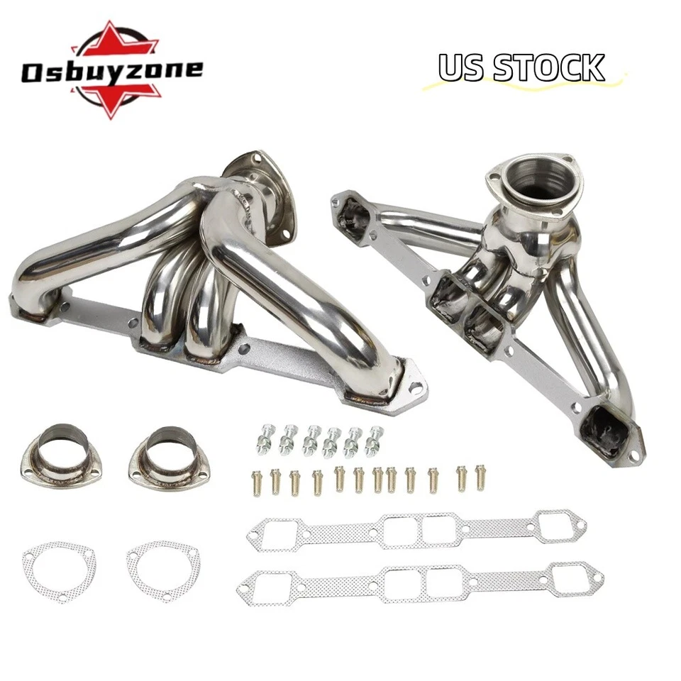 Cabeçalhos de escape curtos para 1959-1978 Dodge Chrysler Plymouth Big Block 373-440 - Imagem 1 de 4