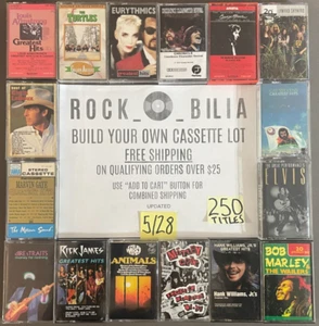 ALL GREATEST HITS BUILD YOUR LOT CASSETTE TAPES BUY $25 GET FREE SHIPPING 80S ++ - Picture 1 of 436