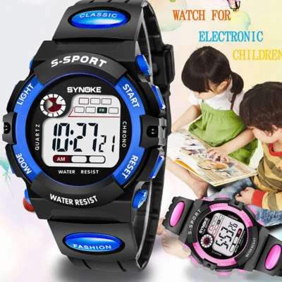 Relógio de pulso masculino feminino relógio digital esportes ao ar livre relógios eletrônicos à prova d'água - Imagem 1 de 4