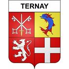 Ternay 69 ville sticker blason écusson autocollant adhésif