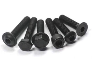 M6 BOLTS BLACK STAINLESS STEEL M6 BOLTS SCREWS VARIOUS HEAD TYPES - Picture 1 of 24