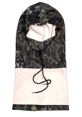 VTG Mossy Oak Hunting Camo Balaclava Hood Head Covering Hunting Mask Fleece - Image 1 of 4