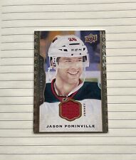 2014-15 UD Masterpieces Jason Pominville Memorabilia Game-Used Jersey #17