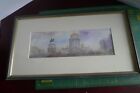 Water Colour St Isaacs Cathedral St Petersburg Russia Framed