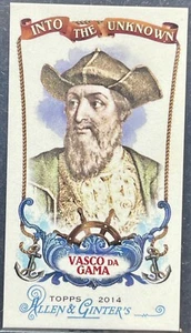 Mini Topps Allen & Ginter's Into The Unknown 2014 "Vasco Da GAMA" - Imagen 1 de 2