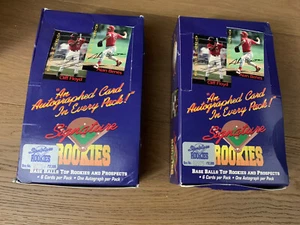 Two Empty Wax Boxes - Original 1994 Signature Rookies Baseball - Collectible - Picture 1 of 8