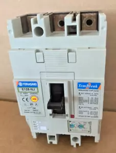 Terasaki Tembreak E125 NJ 3 Pole 20A 50/60Hz Molded Case Circuit Breaker - Foto 1 di 10