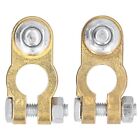 Battery Terminal Clamp 2Pcs Pure Copper Car Battery Terminal Wire Clamps Posi