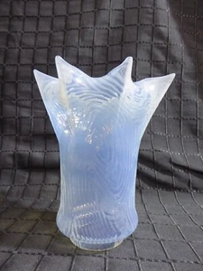 Jugendstil antik Glas Lampenschirm Petroleumlampenschirm Tulpenglas Ersatzglas - Bild 1 von 15