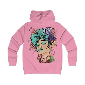 Groovy Mama Hoodie, Trendy College Sweatshirt, Gift for Moms, Floral Artwork, - Picture 1 of 21