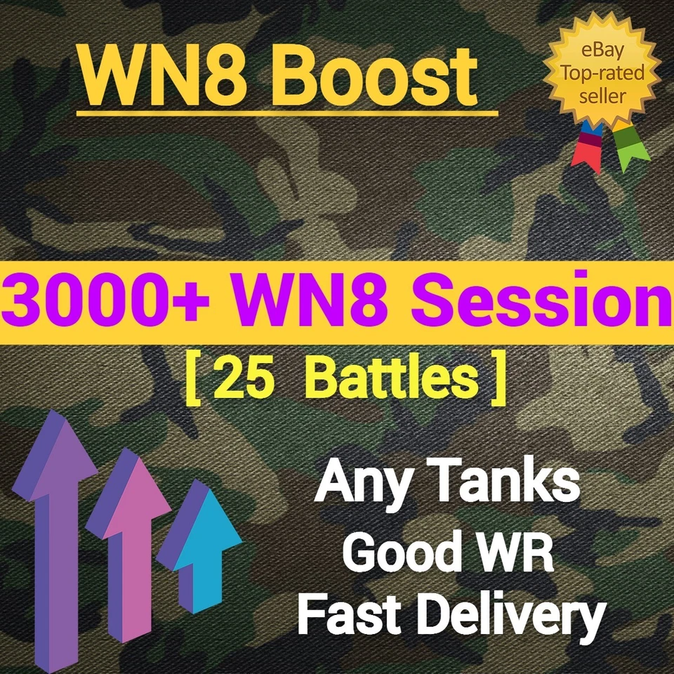 World Of Tanks I 25 BATTLES I WN8 3000+ I 1 DAY I WOT - Image 1 of 1