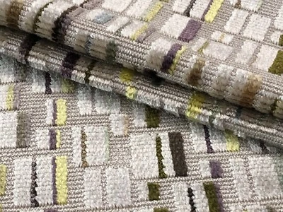 GP & J Baker Contemporary Velvet Upholstery Fabric- Maynard Stone Olive 1.20 yd - Image 1 of 3