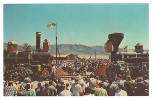 Vintage Golden Spike National Historic Site Utah Unposted Postcard 1969 - Picture 1 of 2