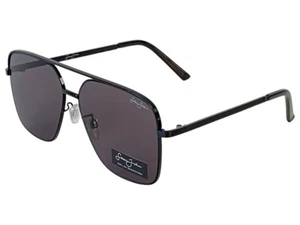 Sean John Black All Metal Frame Pilot Sunglasses with Dark Grey UV Lenses NWT - Picture 1 of 6