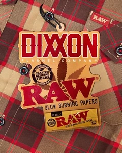 Dixxon Flannel Co. "The Raw Flannel" Long Sleeve Shirt Men's Size: M - Sold Out - Picture 1 of 11