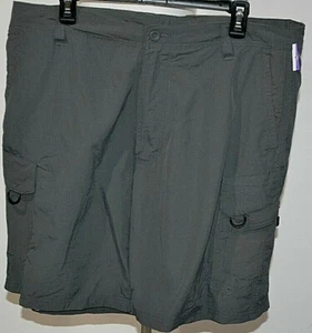Men’s BURNSIDE EXPLORER, SZ 40 Gray Nylon Quick Dry Shorts - Picture 1 of 3