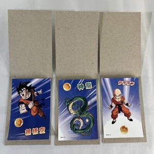 Lote de 3 pegatinas Dragonball Z MM2038 Dragonballs Goku Shenron Krilin Toei - Imagen 1 de 6