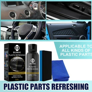 OUHOE Plastic Parts Refurbish Agent Car Exterior Restorer for Plastic Parts Set - Picture 1 of 15