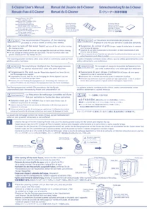Enagic Kangen Leveluk E-Cleaner User's Manual 10 Copies Quality Guide NEW - Picture 1 of 1