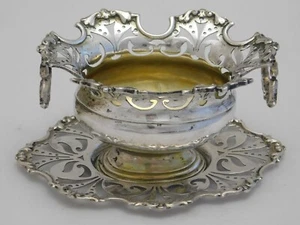 KONFEKTSCHALE- PRALINENSCHALE SILBER 800-ER UM 1890 - Picture 1 of 4