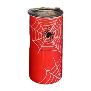 12oz Stainless Steel Tumbler W/Straw~Personalized~Spiderman~Cartoon~Boy~Web~Gift - Picture 1 of 4