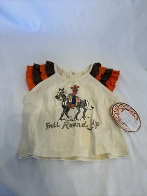 NWT Girls Wrangler Sz 6-9 M Fall Round Up Shirt - Image 1 of 4