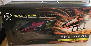Protocol Halcyon 3.5 Channel Remote Control Red Helicopter - Picture 1 of 5