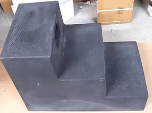 High Country Plastics 038018 Mounting 3 Step Mounting Block Ramp - Black - Picture 1 of 3