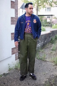 Gurkha Pants British Military 1950s Army Trousers - Belted - Cotton - Picture 1 of 30