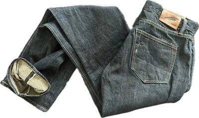 ROGUE TERRITORY Stanton JAPANESE Indigo Selvedge Denim Jeans Sz-31 Made in USA - Image 1 of 4