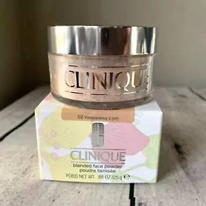 Clinique Blended Face Powder #02 Transparency 2- .88 oz/25 g Full Size - Picture 1 of 1