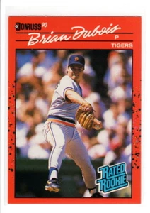 1990 Donruss Brian Dubois novato #38 tarjeta de error de radiocontrol - Imagen 1 de 2