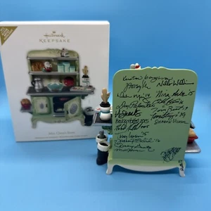 Hallmark 19 Artist Signatures 2012 Mrs. Claus’s Stove Ornament Signing Event KOC - Picture 1 of 8