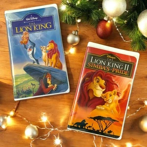 The Lion King and The Lion King Simba's Pride Disney VHS Video Collection - Imagen 1 de 11