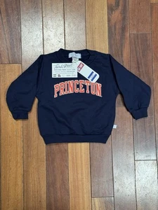Vintage Princeton University 18 M Third Street Athletic Sweatshirt Sweater Navy - Picture 1 of 6