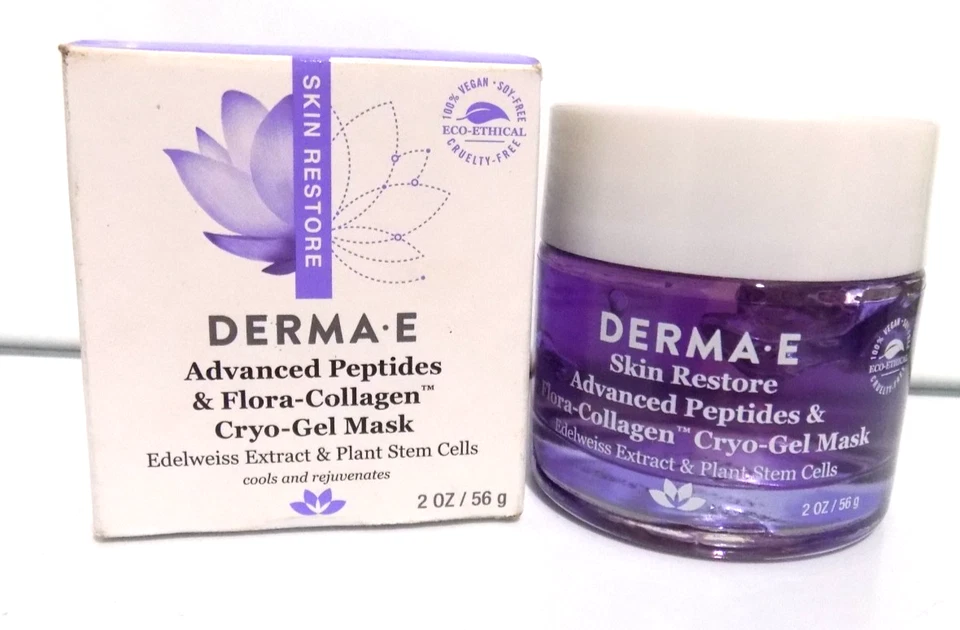 Máscara criogel avanzada de péptidos y flora-colágeno DERMA-E 2 OZ EXP. 11/25 Foto 1 de 1