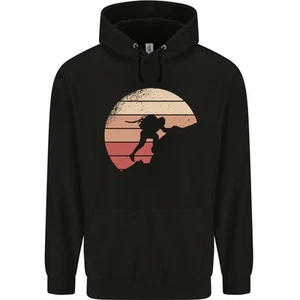 Rock Climber Climbing Mountaineering Childrens Kids Hoodie - Picture 1 of 31