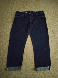 Pantalones de mezclilla para mujer Gap 1969 Sexy Boyfriend talla 28r azul oscuro excelentes - Imagen 1 de 10