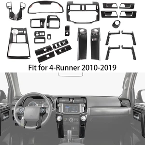 31Pcs Carbon Fiber Dash Console Panel Decor Cover Trims for 4Runner 2010+ Access - Picture 1 of 24