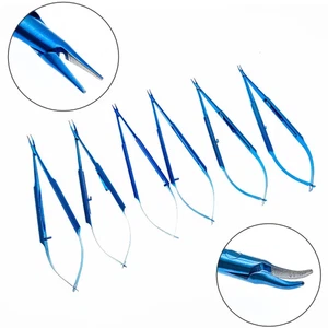 1pc Micro Needle Holders straight/curved Titanium Ophthalmic Surgical Instrument - Picture 1 of 16