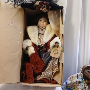 Boyds Bears Yesterdays Child Porcelian Doll Amy #4921 With Box Read - Picture 1 of 14