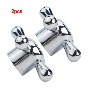 Juego de repuesto de manija de grifo de aleación de 2 piezas ajuste universal para cocina baño - Imagen 1 de 8