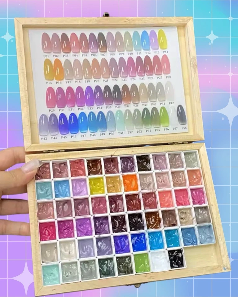 Paleta de arte en uñas Pat Gel pegamento curado UV nuevo 2025 Foto 1 de 1