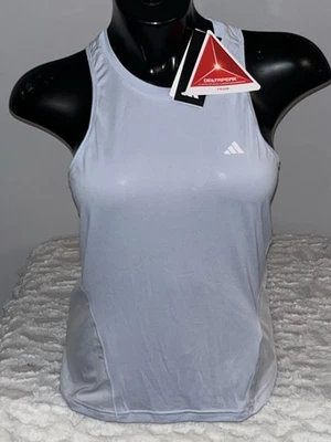 阿迪达斯训练性能背心图形上衣训练衬衫女式 XS 全新带标签 — 第 1/2 张图片