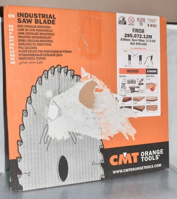 CMT ORANGE TOOLS INDUSTRIAL CIRCULAR  300mm WOOD SAW BLADE  used once - Image 1 of 4